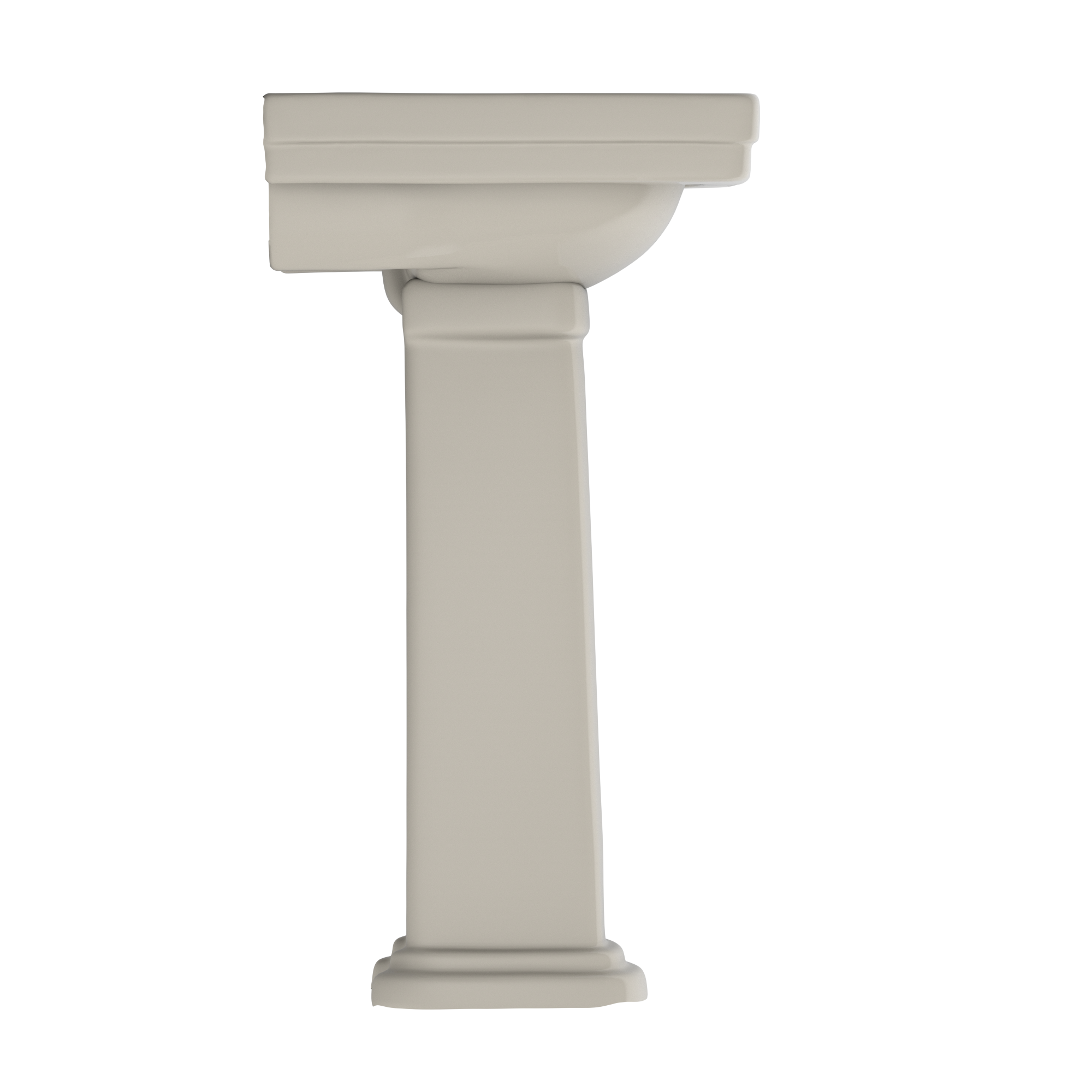 TOTO LPT532.4N#03 Promenade 24" X 19-1/4" Rectangular Pedestal Bathroom Sink For 4 Inch Center Faucets - Bone
