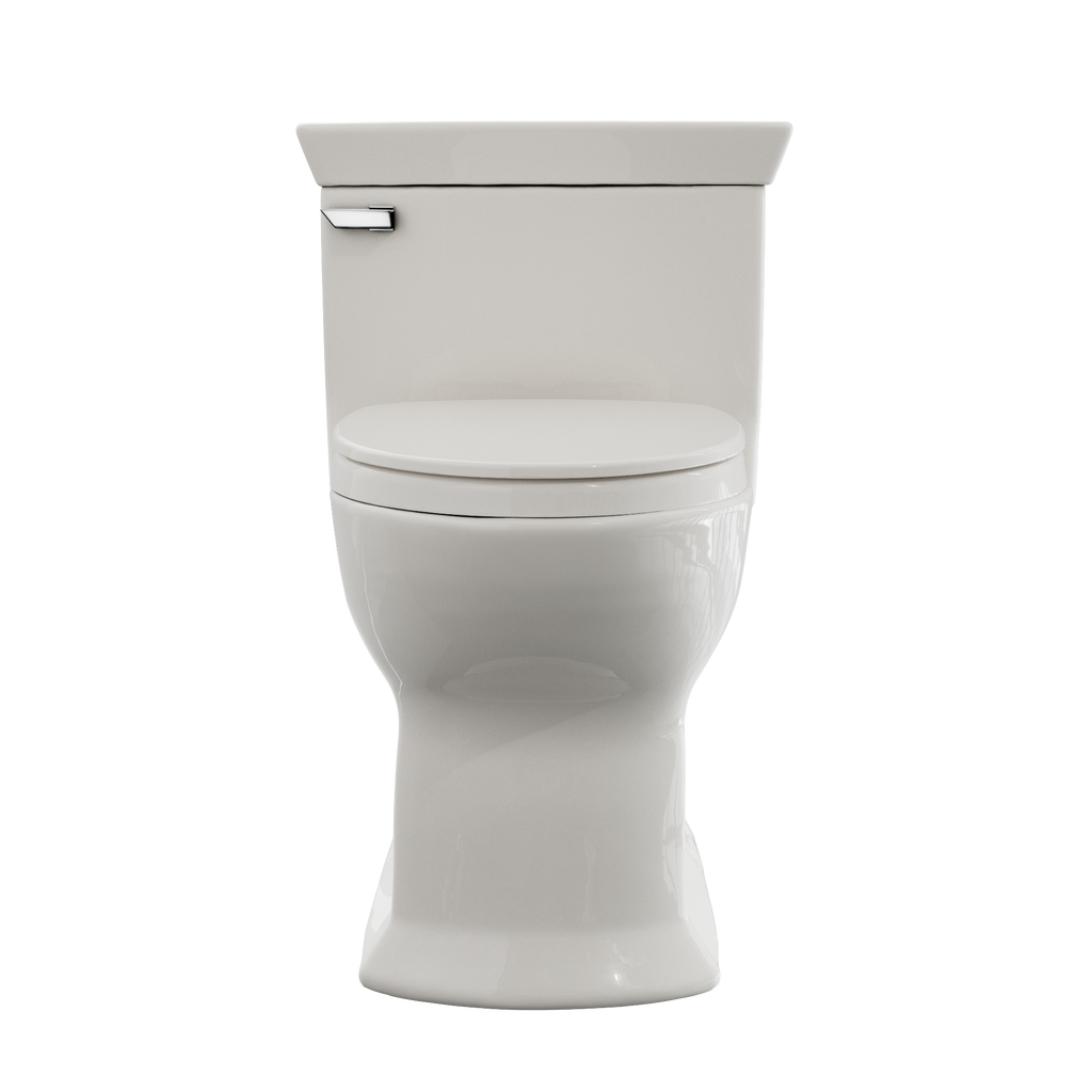 TOTO MS964124CEFG#11 Soiree One Piece Elongated 1.28 Gpf Universal Height Skirted Toilet With Cefiontect - Colonial White