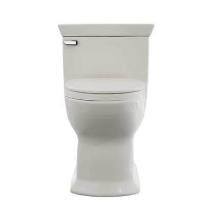 TOTO MS964124CEFG#11 Soiree One Piece Elongated 1.28 Gpf Universal Height Skirted Toilet With Cefiontect - Colonial White