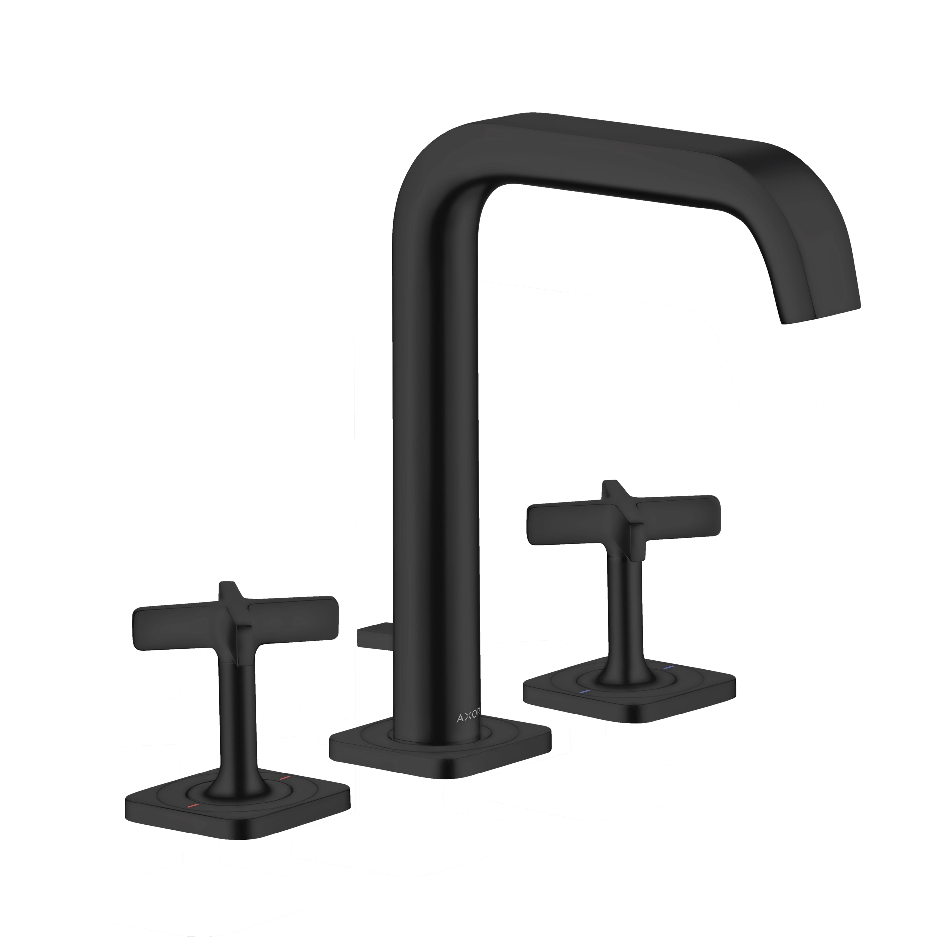 AXOR 36108671 Citterio E Widespread Faucet 170 with Pop-Up Drain, 1.2 GPM - Matte Black