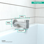 HANSGROHE 14414001 Metris S Tub Spout with Diverter - Chrome