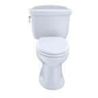 TOTO CST754EF#01 Eco Dartmouth Two-Piece Elongated 1.28 GPF Universal Height Toilet , Cotton White