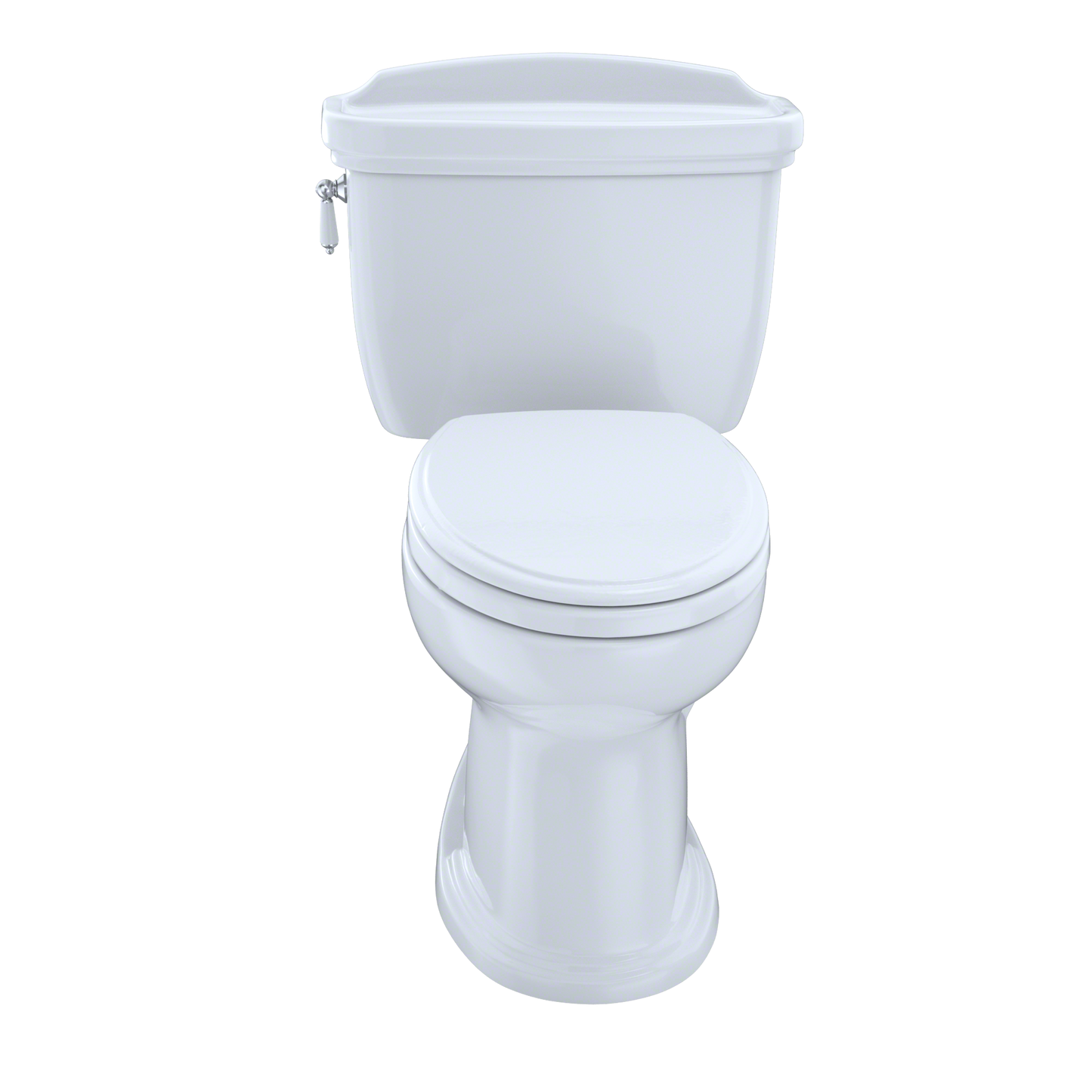 TOTO CST754EF#01 Eco Dartmouth Two-Piece Elongated 1.28 GPF Universal Height Toilet , Cotton White