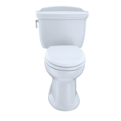 TOTO CST754EF#01 Eco Dartmouth Two-Piece Elongated 1.28 GPF Universal Height Toilet , Cotton White