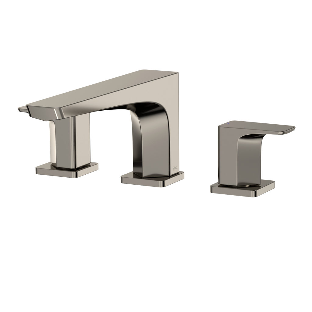 TOTO TBG07201U#PN Ge Two-Handle Deck-Mount Roman Tub Filler Trim - Polished Nickel