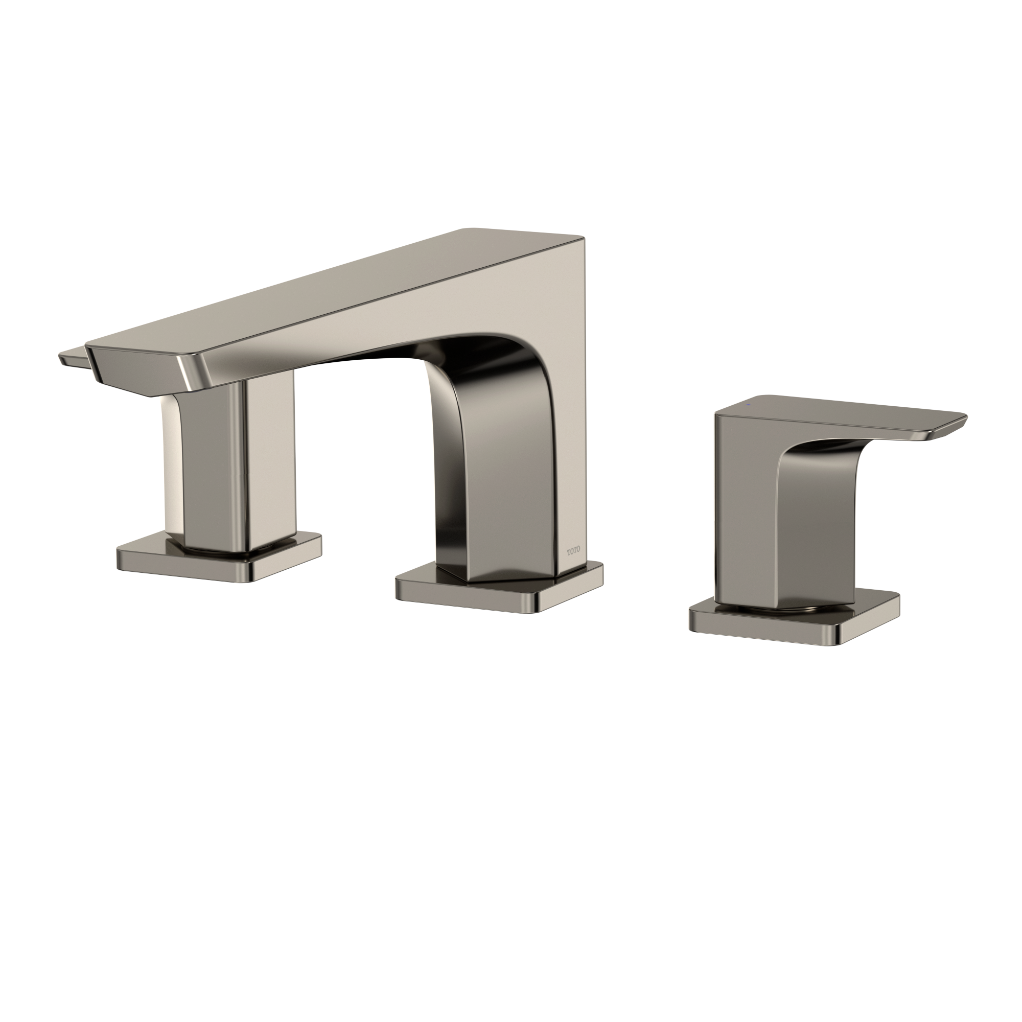 TOTO TBG07201U#PN Ge Two-Handle Deck-Mount Roman Tub Filler Trim - Polished Nickel