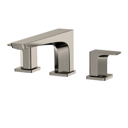 TOTO TBG07201U#PN Ge Two-Handle Deck-Mount Roman Tub Filler Trim - Polished Nickel