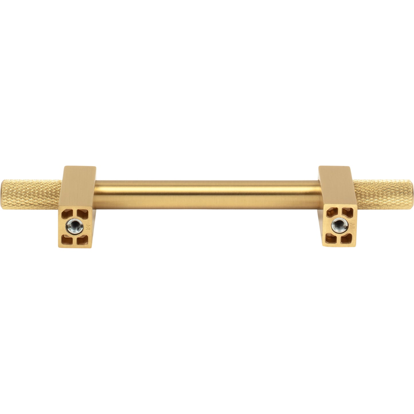 JEFFREY ALEXANDER 698-96BG Larkin Knurled Ends 96 mm Center-to-Center Bar Pull - Brushed Gold