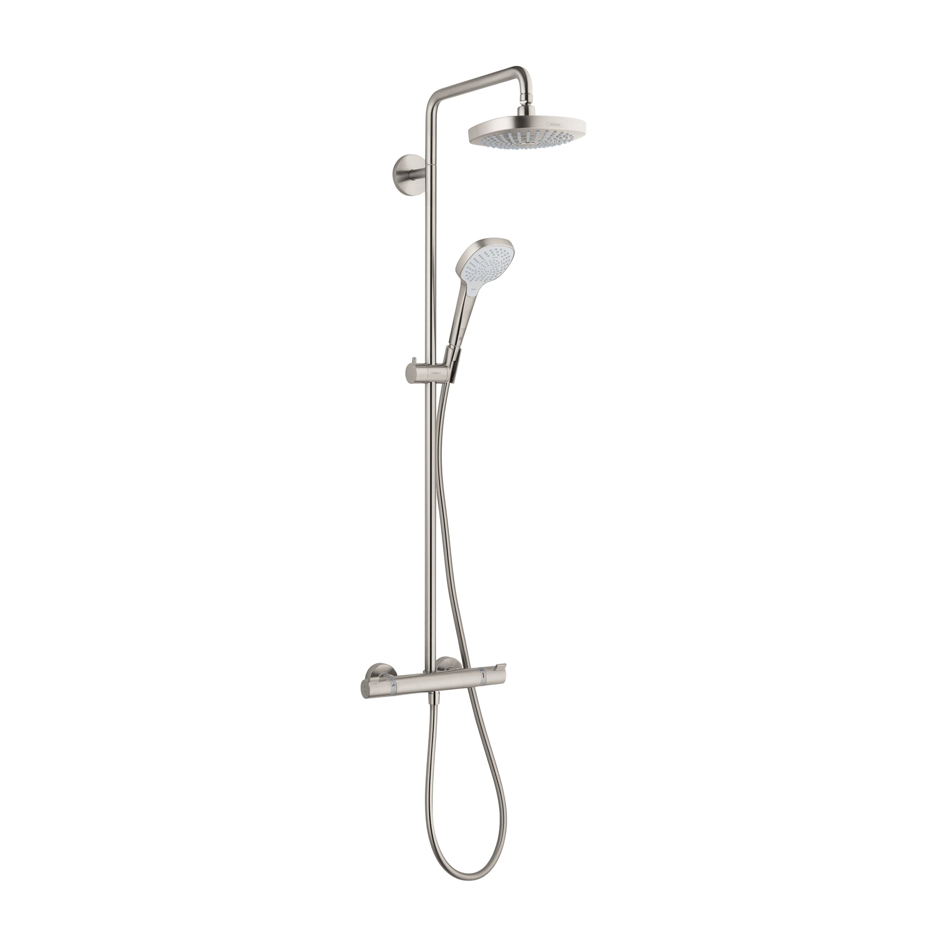 HANSGROHE 4698821 Croma Select E Showerpipe 180 2-Jet, 1.8 GPM in Brushed Nickel