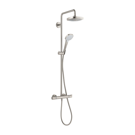 HANSGROHE 04698821 Croma Select E Showerpipe 180 2-Jet, 1.8 GPM - Brushed Nickel