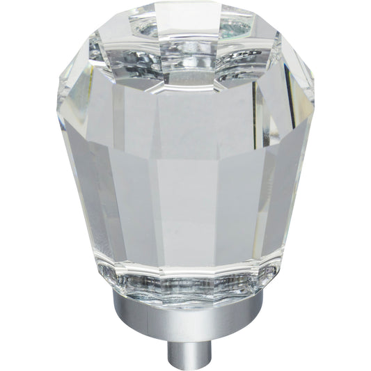 JEFFREY ALEXANDER G150L-PC Harlow 1-1/4" Length Geometric Knob - Polished Chrome