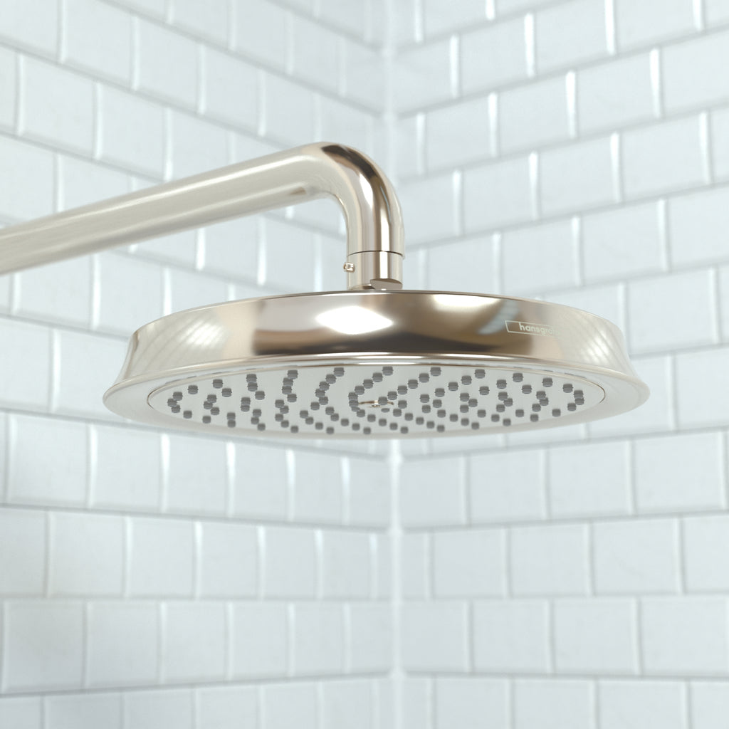 HANSGROHE 28421831 Raindance Classic Showerhead 180 1-Jet, 2.5 GPM - Polished Nickel