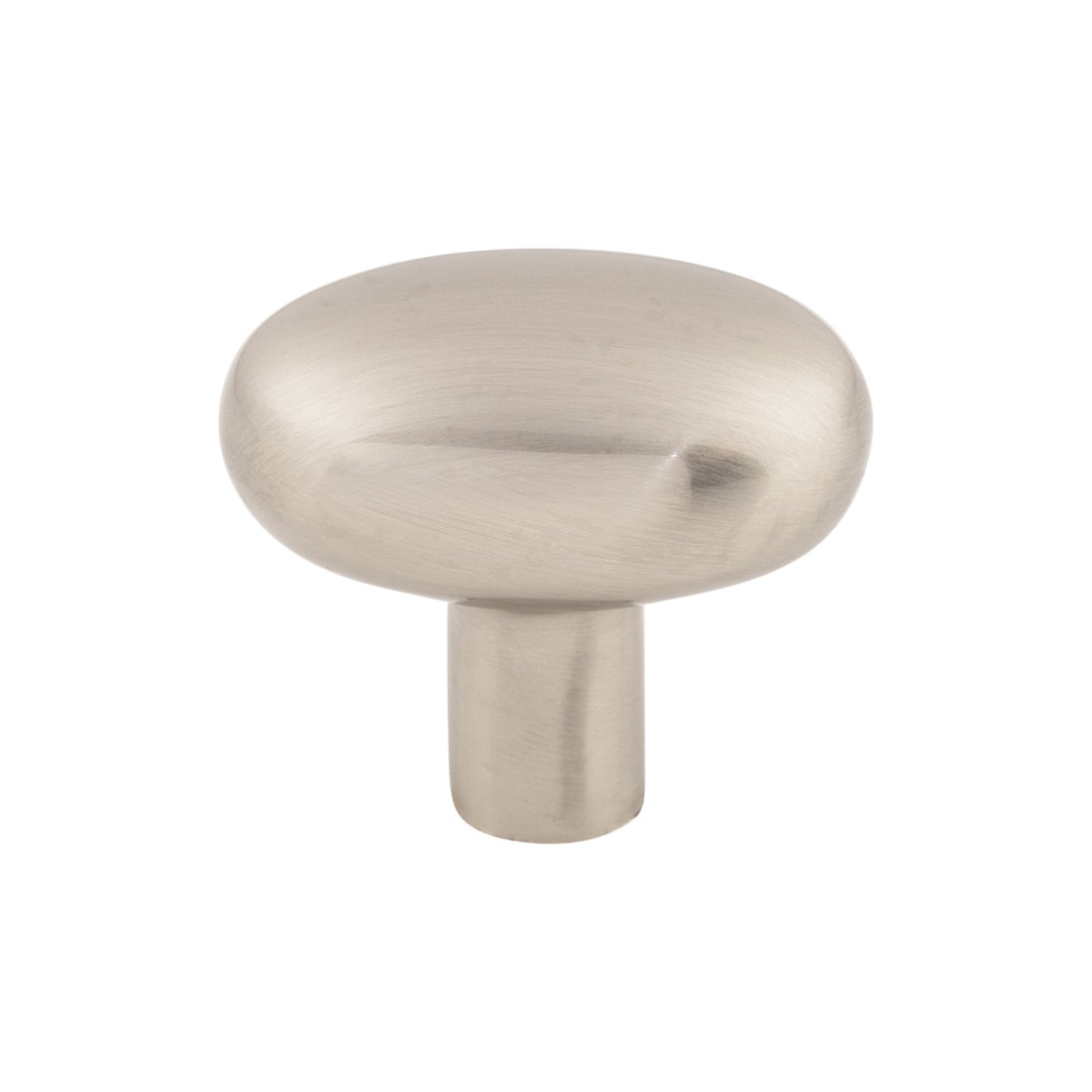 TOP KNOBS M2071 Aspen II Small Potato 1 9/16" Length Oval Knob , Brushed Satin Nickel