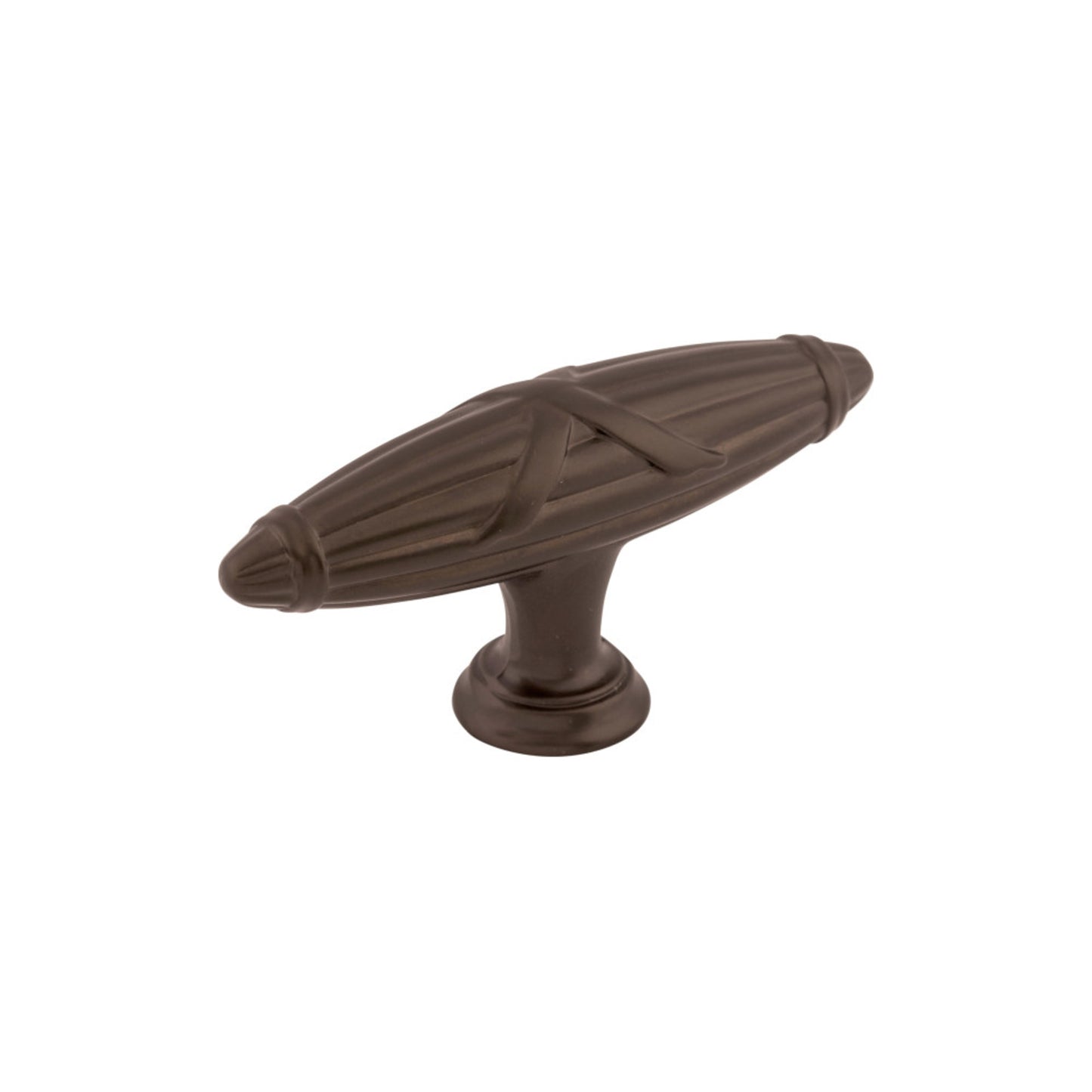 TOP KNOBS M931 Ribbon & Reed 2 3/4" Length Geometric Knob - Oil Rubbed Bronze