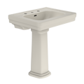 TOTO LPT530.8N#12 Promenade 27-1/2" X 22-1/4" Rectangular Pedestal Bathroom Sink For 8 Inch Center Faucets - Sedona Beige