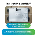 PANASONIC FV-15ESC1  INTELLI-BALANCE ELITE PLUS 150 ANY CLIMATE ENERGY RECOVERY VENTILATOR ERV 30-150 CFM