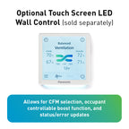 PANASONIC FV-15ESC1  INTELLI-BALANCE ELITE PLUS 150 ANY CLIMATE ENERGY RECOVERY VENTILATOR ERV 30-150 CFM