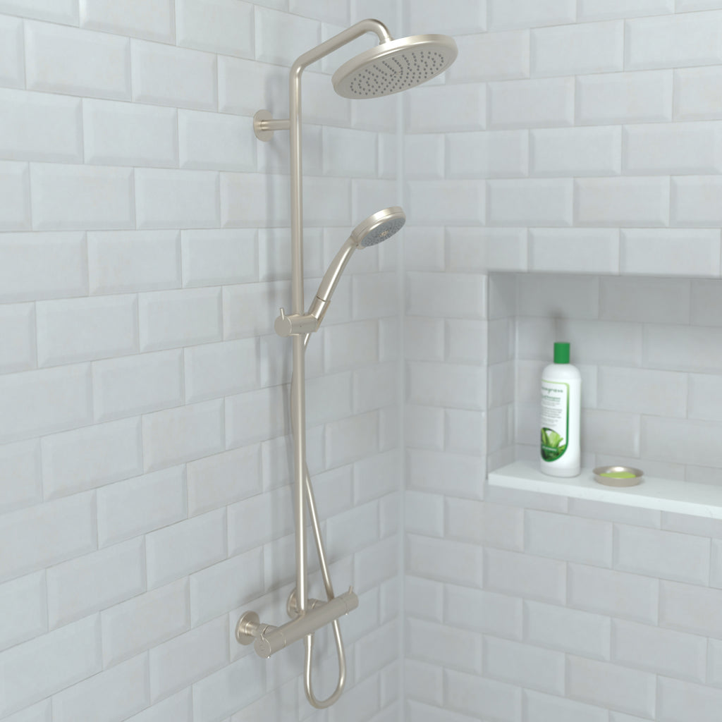HANSGROHE 26465821 Croma Showerhead 220 1-Jet, 2.5 GPM - Brushed Nickel
