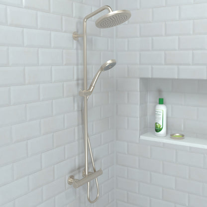 HANSGROHE 26465821 Croma Showerhead 220 1-Jet, 2.5 GPM - Brushed Nickel