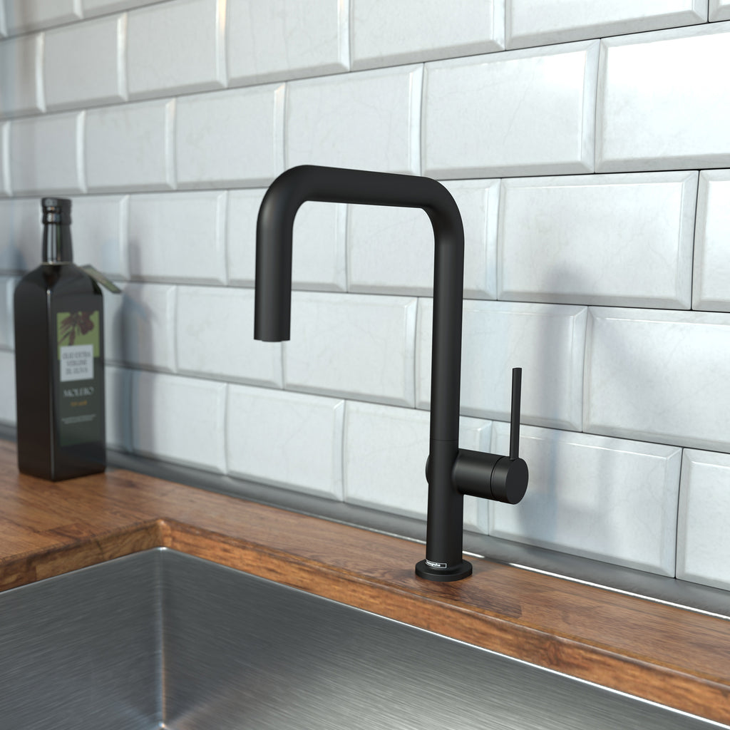 HANSGROHE 72858671 Talis N Kitchen Faucet, U-Style 1-Spray, 1.5 GPM - Matte Black