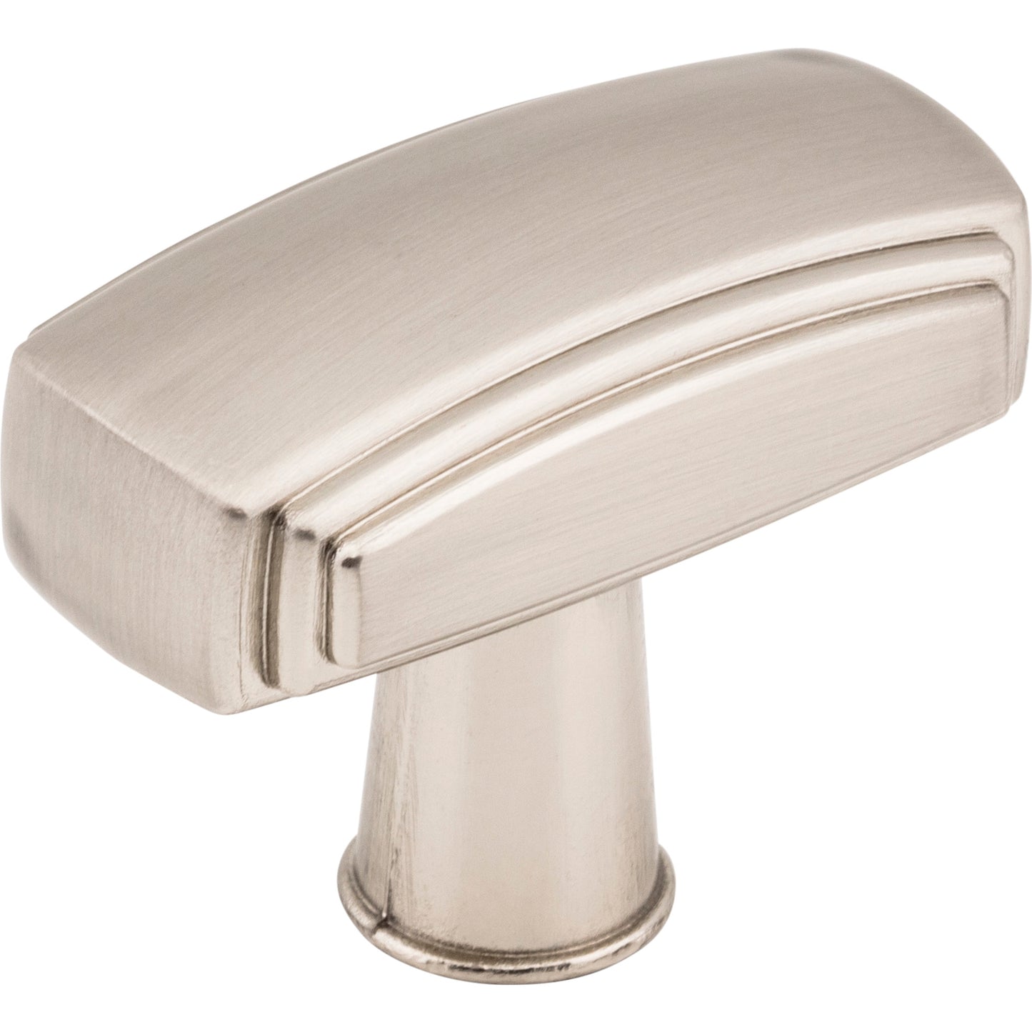 JEFFREY ALEXANDER 519SN Delgado 1-9/16" Length Rectangle Knob , Satin Nickel