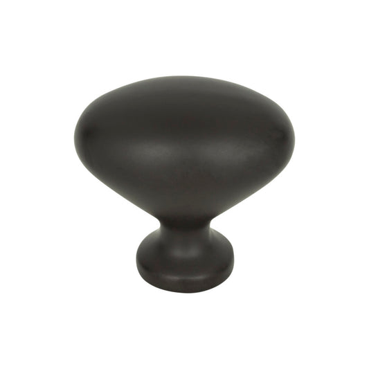 ATLAS A804-O Robin Egg 1 1/4" Length Oval Knob - Aged Bronze