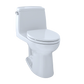 TOTO MS854114ELG#01 Eco UltraMax One-Piece Elongated 1.28 GPF ADA Compliant Toilet with CEFIONTECT , Cotton White