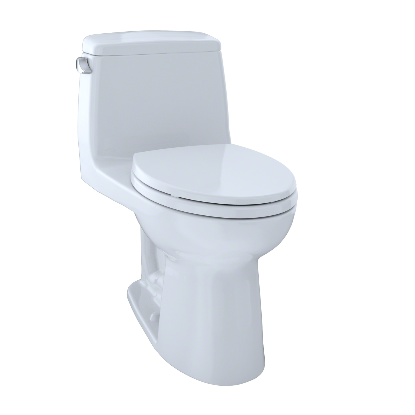 TOTO MS854114ELG#01 Eco UltraMax One-Piece Elongated 1.28 GPF ADA Compliant Toilet with CEFIONTECT , Cotton White