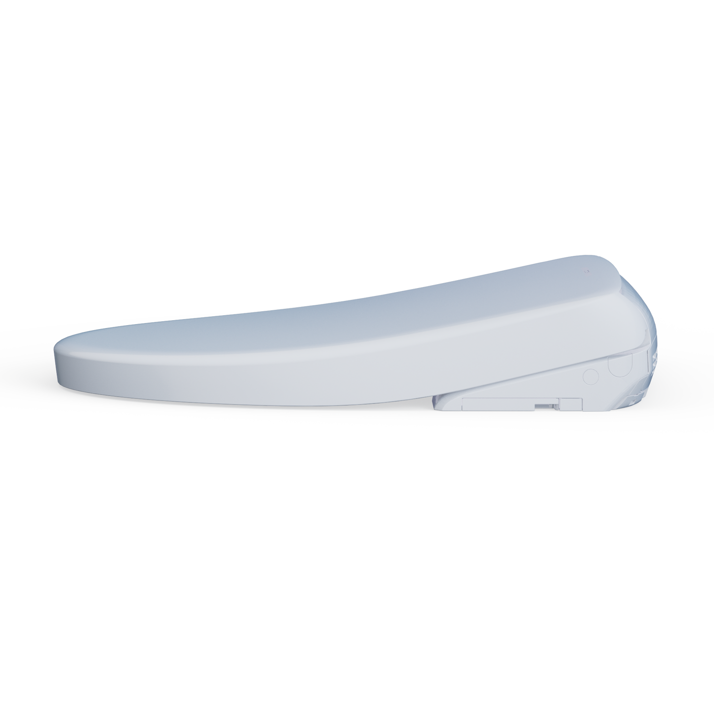 TOTO SW4726AT40#01 Washlet+ S7 Electronic Bidet Toilet Seat With Ewater+ Bowl And Wand Cleaning And Contemporary Lid - Cotton White