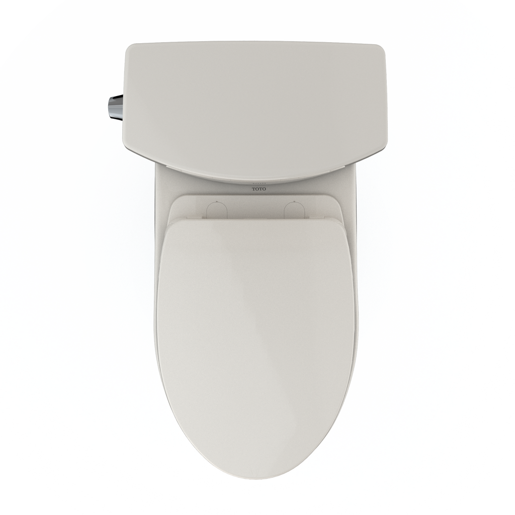 TOTO MS454124CUFG#12 Drake Ii 1G Two-Piece Elongated 1.0 Gpf Universal Height Toilet With Cefiontect And Ss124 Softclose Seat - Sedona Beige