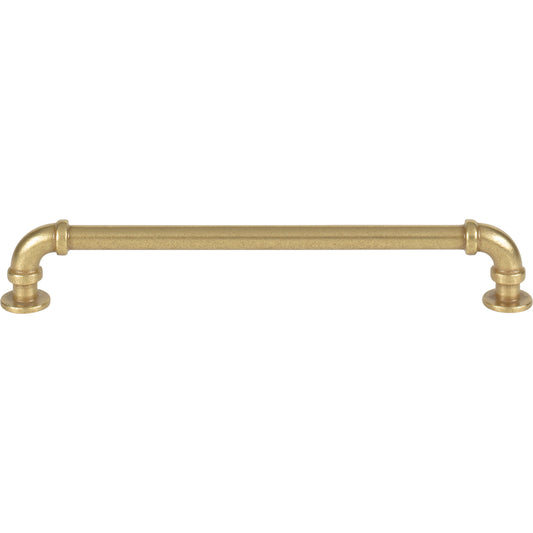 ATLAS 369-UB Steam Punk 7 9/16" Center to Center Bar Pull , Vintage Brass