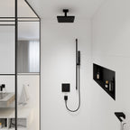 HANSGROHE 24338671 Pulsify E Extension Pipe for Ceiling Mount E, 4" - Matte Black