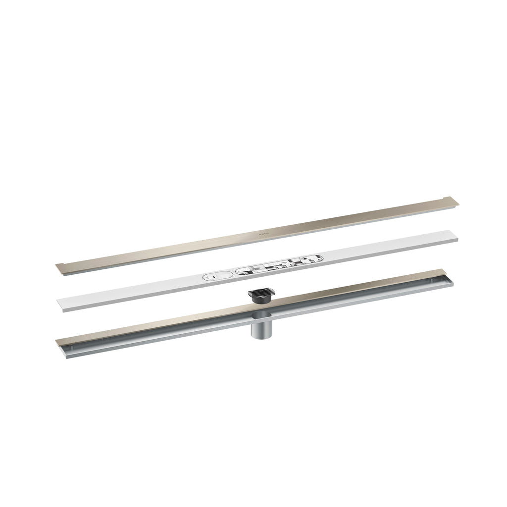 AXOR 42528821 Drains Wall Installation 39 3/8" - Brushed Nickel