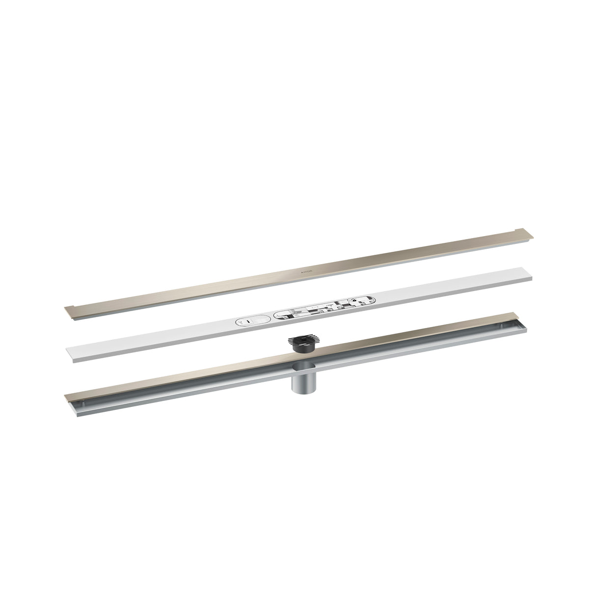 AXOR 42528821 Drains Wall Installation 39 3/8" - Brushed Nickel