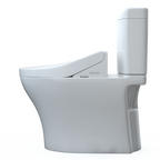 TOTO MW4363074CEMFGN#01 Washlet+ Aquia Iv Cube Two-Piece Elongated Dual Flush 1.28 And 0.9 Gpf Toilet With C2 Bidet Seat - Cotton White