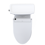 TOTO MW9743084CEFG#01 Washlet+ Eco Guinevere Elongated 1.28 Gpf Universal Height Toilet With C5 Bidet Seat - Cotton White