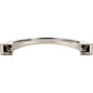 JEFFREY ALEXANDER 944-128NI Roman 128 mm Center-to-Center Arch Pull - Polished Nickel