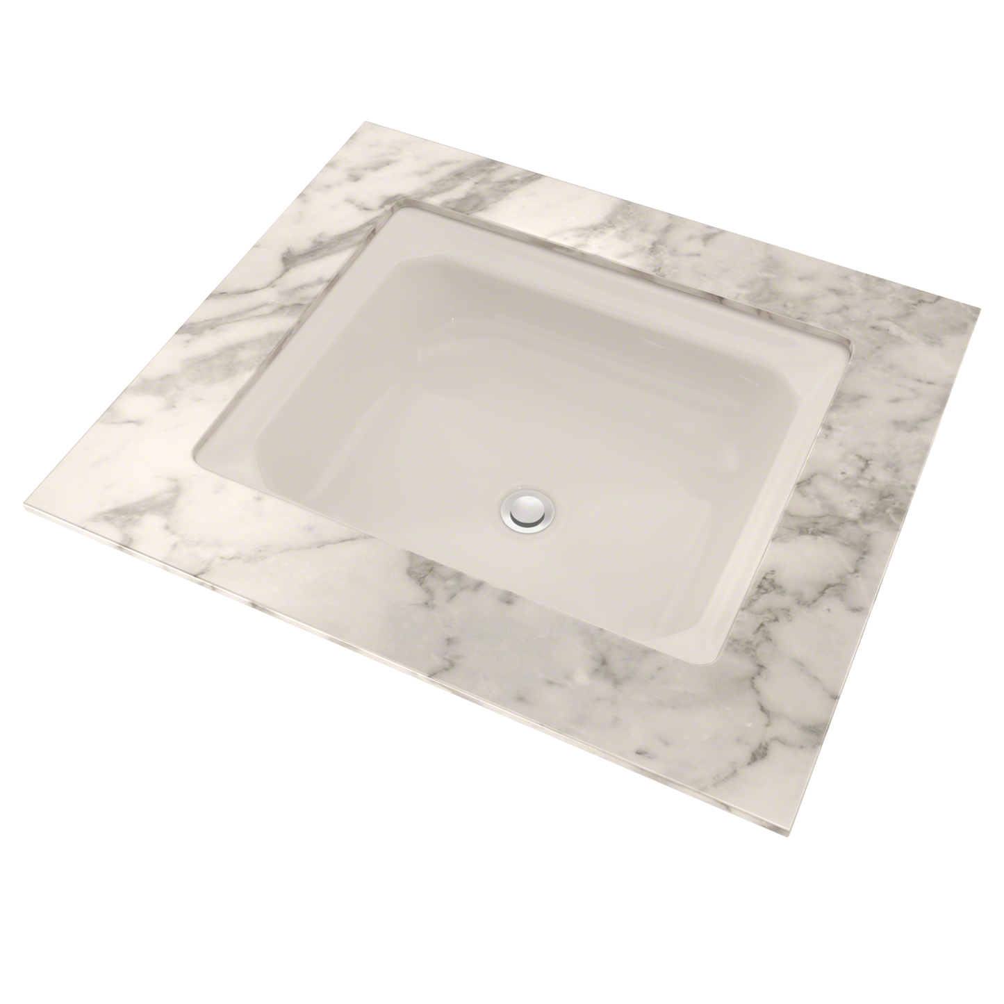 TOTO LT973G#12 Guinevere Rectangular Undermount Bathroom Sink with CEFIONTECT , Sedona Beige