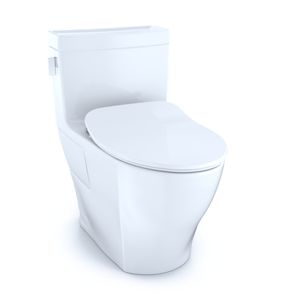 TOTO MS624234CEFG#01 Legato One-Piece Elongated 1.28 Gpf Toilet With Cefiontect And Softclose Seat - Cotton White