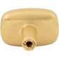 JEFFREY ALEXANDER 329L-BG Loxley 1-1/2" Length Rectangle Knob - Brushed Gold