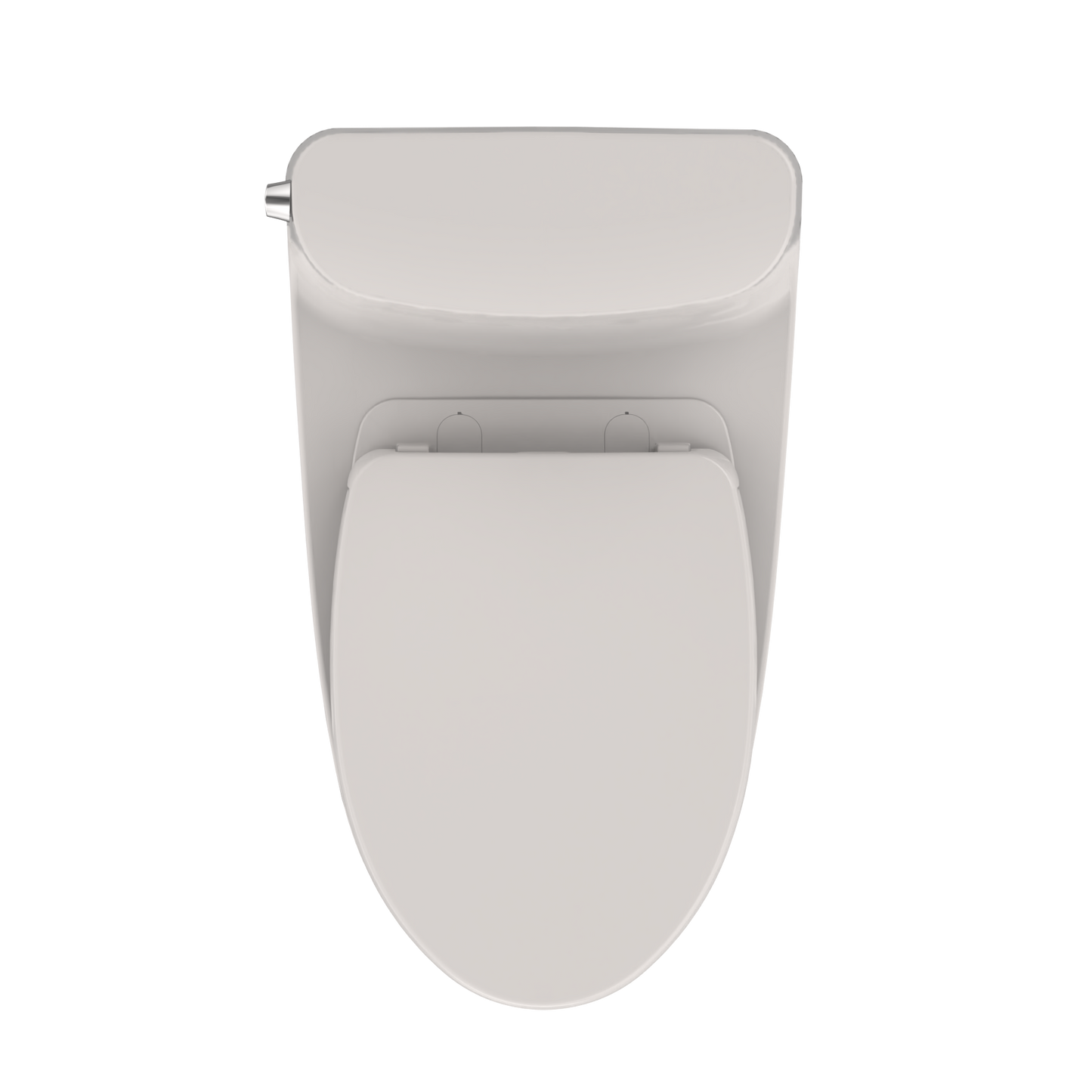 TOTO MS642124CEFG#11 Nexus One-Piece Elongated 1.28 GPF Universal Height Toilet with CEFIONTECT and SS124 SoftClose Seat , Colonial White