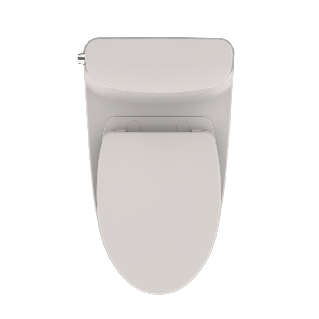 TOTO MS642124CEFG#11 Nexus One-Piece Elongated 1.28 Gpf Universal Height Toilet With Cefiontect And Ss124 Softclose Seat - Colonial White