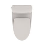 TOTO MS642124CEFG#11 Nexus One-Piece Elongated 1.28 Gpf Universal Height Toilet With Cefiontect And Ss124 Softclose Seat - Colonial White
