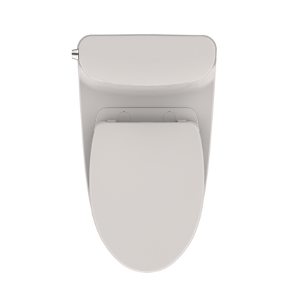 TOTO MS642124CEFG#11 Nexus One-Piece Elongated 1.28 Gpf Universal Height Toilet With Cefiontect And Ss124 Softclose Seat - Colonial White