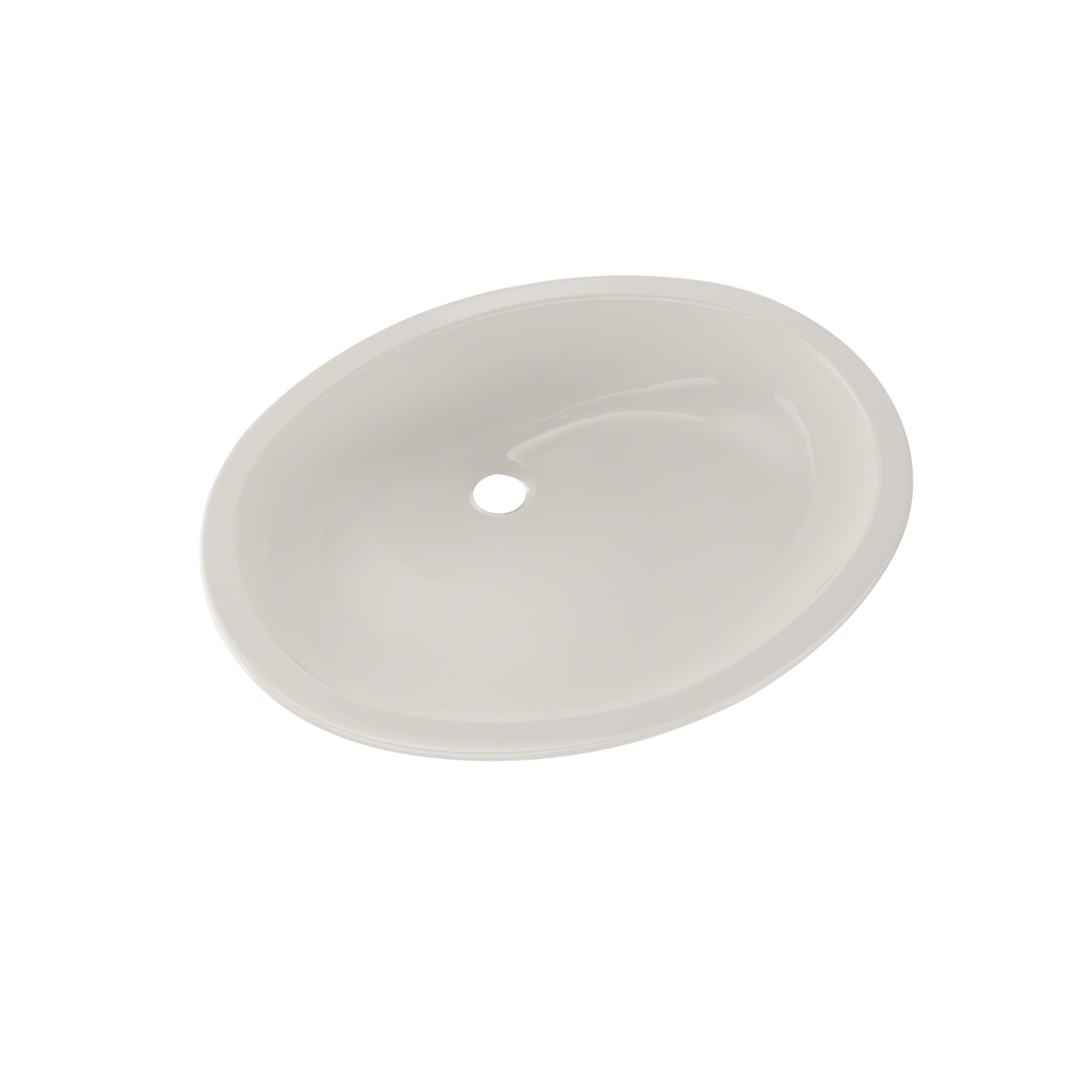 TOTO LT597G#11 Dantesca Oval Undermount Bathroom Sink With Cefiontect - Colonial White