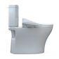 TOTO MW4463074CEMGN#01 TOTOWASHLET+  Aquia IV Two-Piece Elongated Dual Flush 1.28 and 0.9 GPF Toilet and WASHLET C2 Bidet Seat , Cotton White