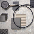 HANSGROHE 28230340 DesignFlex Textile Handshower Hose, 80" - Brushed Black Chrome