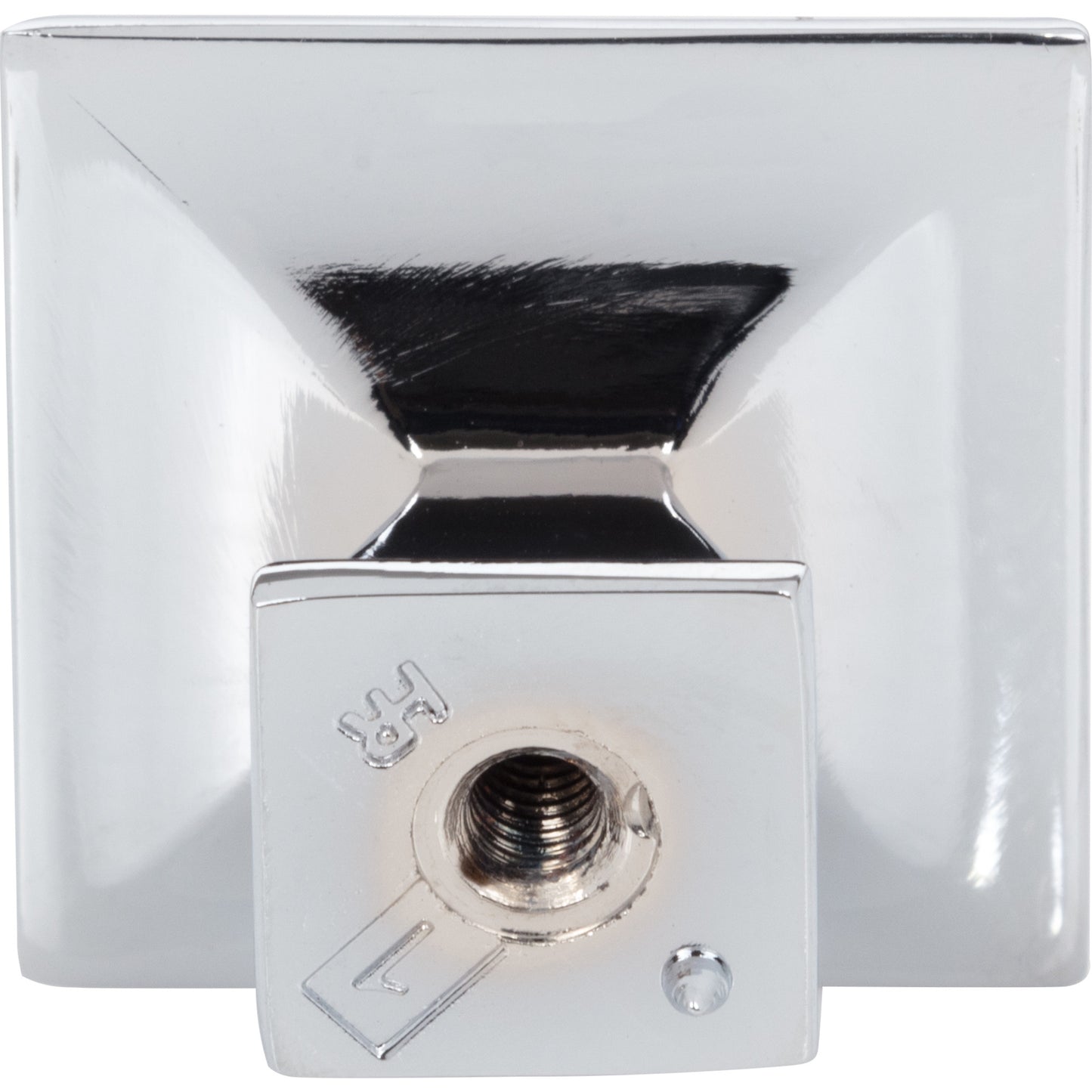 JEFFREY ALEXANDER 944PC Roman 1-1/4" Length Square Knob - Polished Chrome