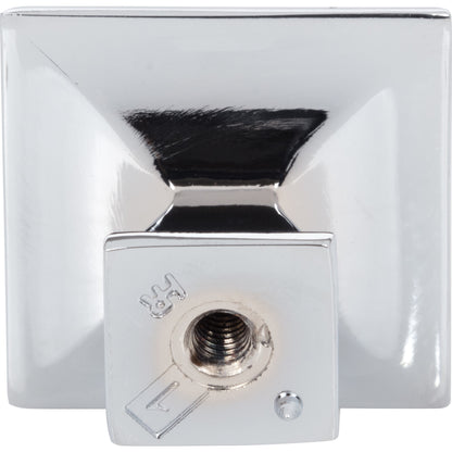 JEFFREY ALEXANDER 944PC Roman 1-1/4" Length Square Knob - Polished Chrome
