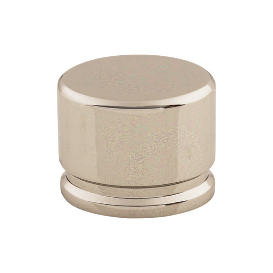 TOP KNOBS TK61PN Oval 1 3/8" Length Oval Knob - Polished Nickel